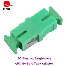 Sc Simplex Singlemode APC adaptateur fibre optique sans oreille